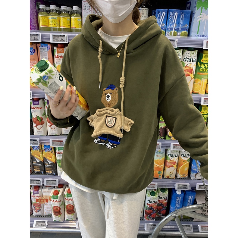 Áo Hoodie nữ Có mũ Áo Sweater nữ Cao cấp Hàn Quốc Ulzzang Thời trang | WebRaoVat - webraovat.net.vn