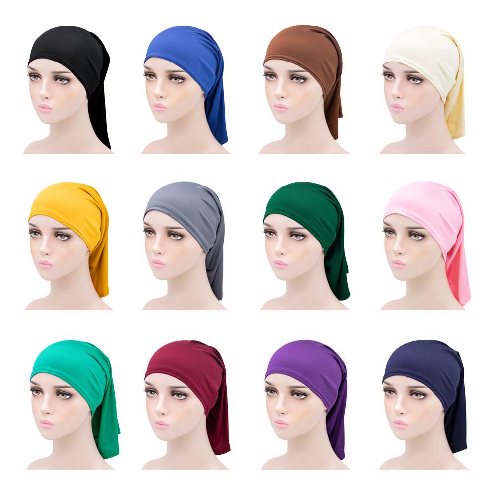 JUNE Khăn Turban Trùm Đầu Kiểu Hồi Giáo