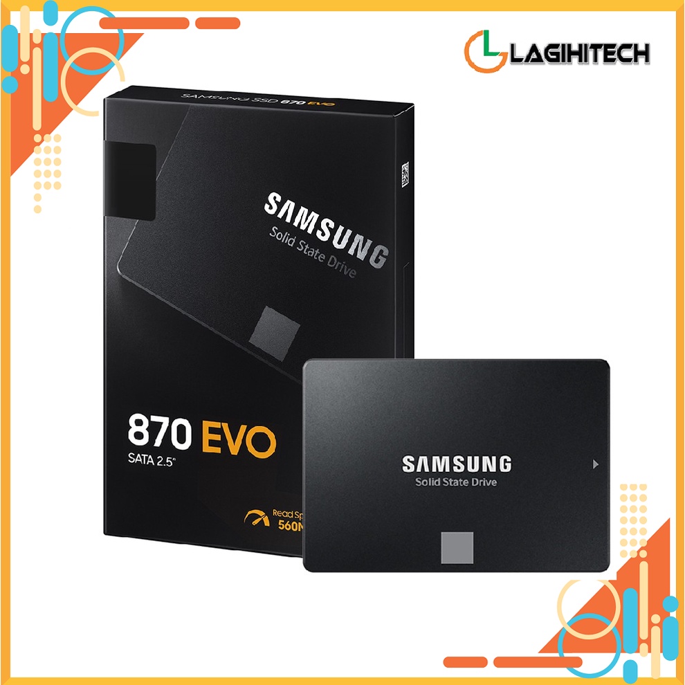 Ổ cứng gắn trong SSD Samsung 870 Evo 2.5-Inch SATA III 250GB / 500GB / 1TB Bảo hành 5 năm - Chính hãng Samsung