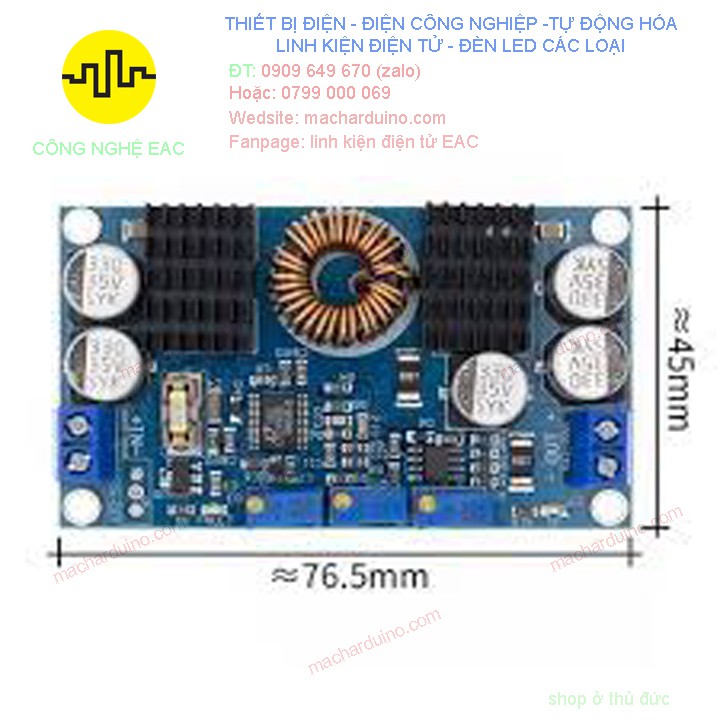 Module Ổn Áp Buck-Boost LT3780 Có Điều Chỉnh Điện Áp, Dòng Điện