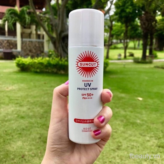 Màu trắng Xịt chống nắng KOSE SUNCUT Protect Spray