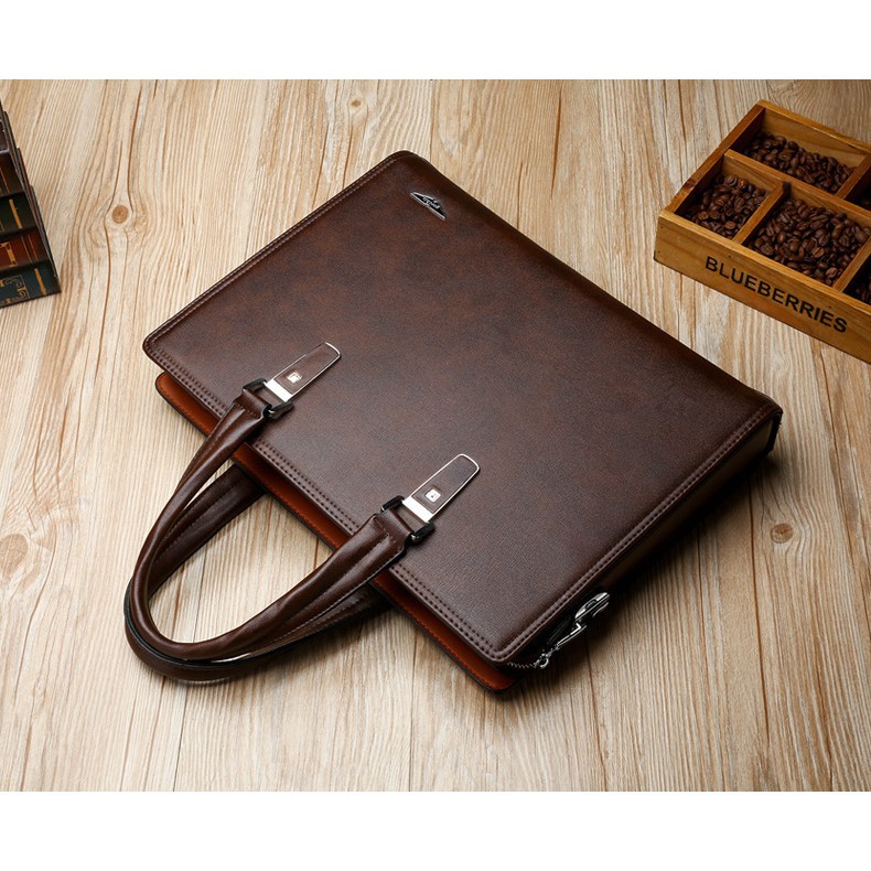 Túi xách laptop công sở hiệu Gorchis sang trọng khóa số bảo mật 38x28x7cm tdhn1