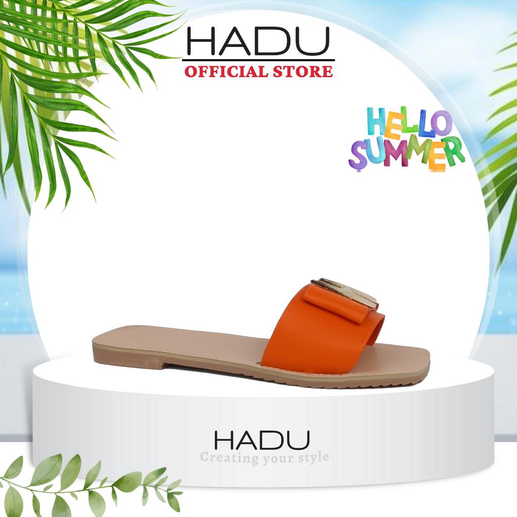 Dép bệt nữ quai ngang khoá chữ H KATIFA K110D - BH 12 tháng