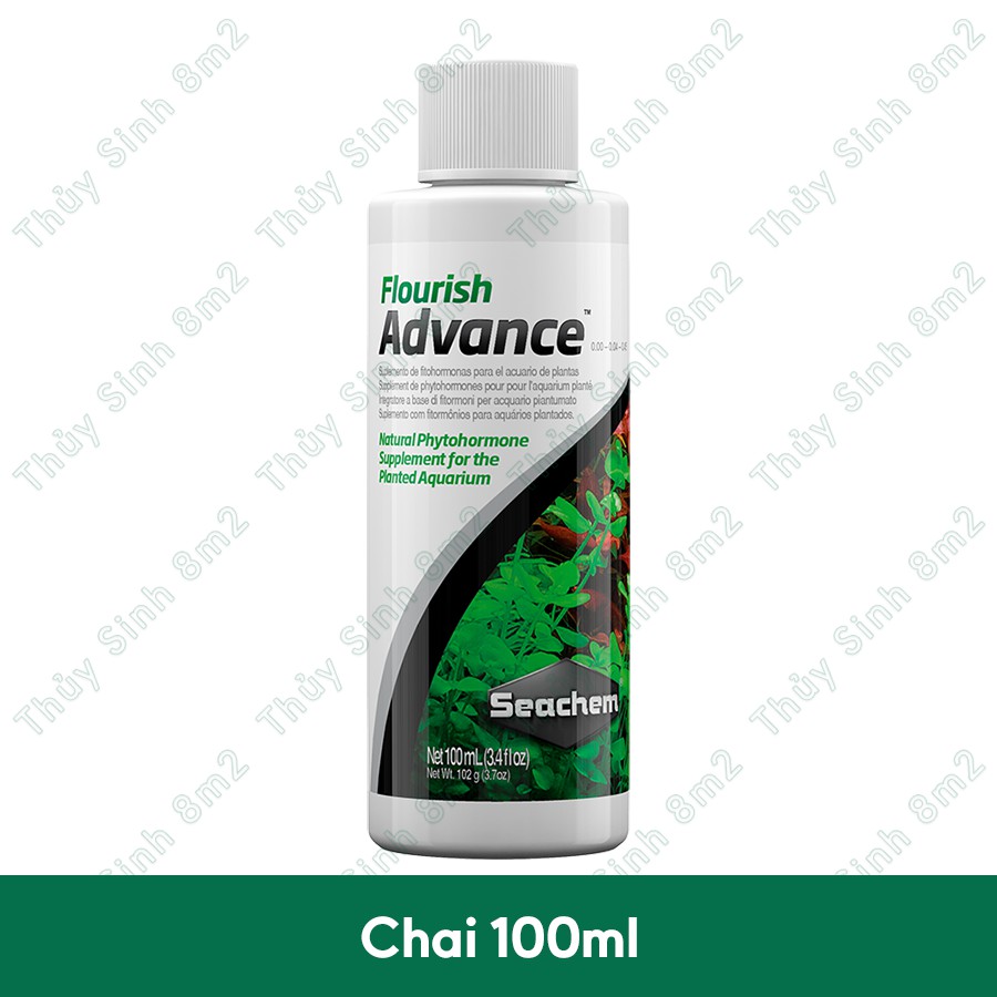 Phân Nước Bổ Trợ Seachem Flourish Advance - Tăng đề kháng, Kích rễ nảy chồi cho cây thủy sinh - 8m2