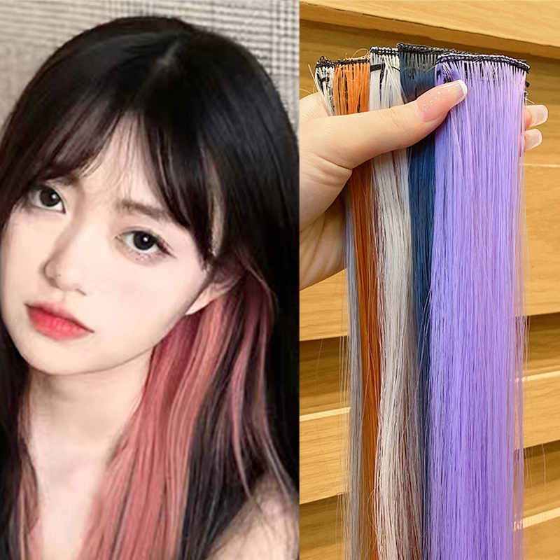 Cài tóc tóc giả thời trang tiện lợi sợi bện nhiều màu