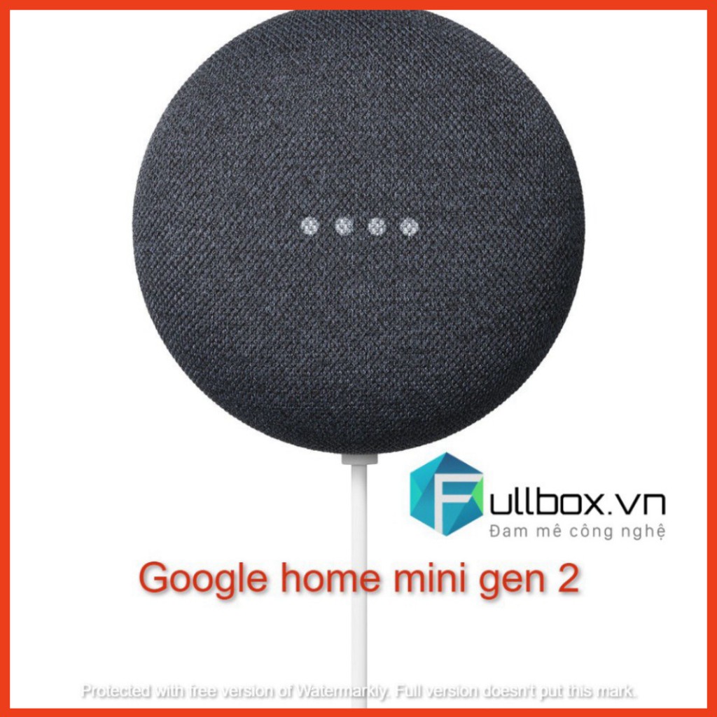 GIẢM GIÁ LỚN Loa thông minh google home mini - hỗ trợ google assistant - hàng new nobox GIẢM GIÁ LỚN