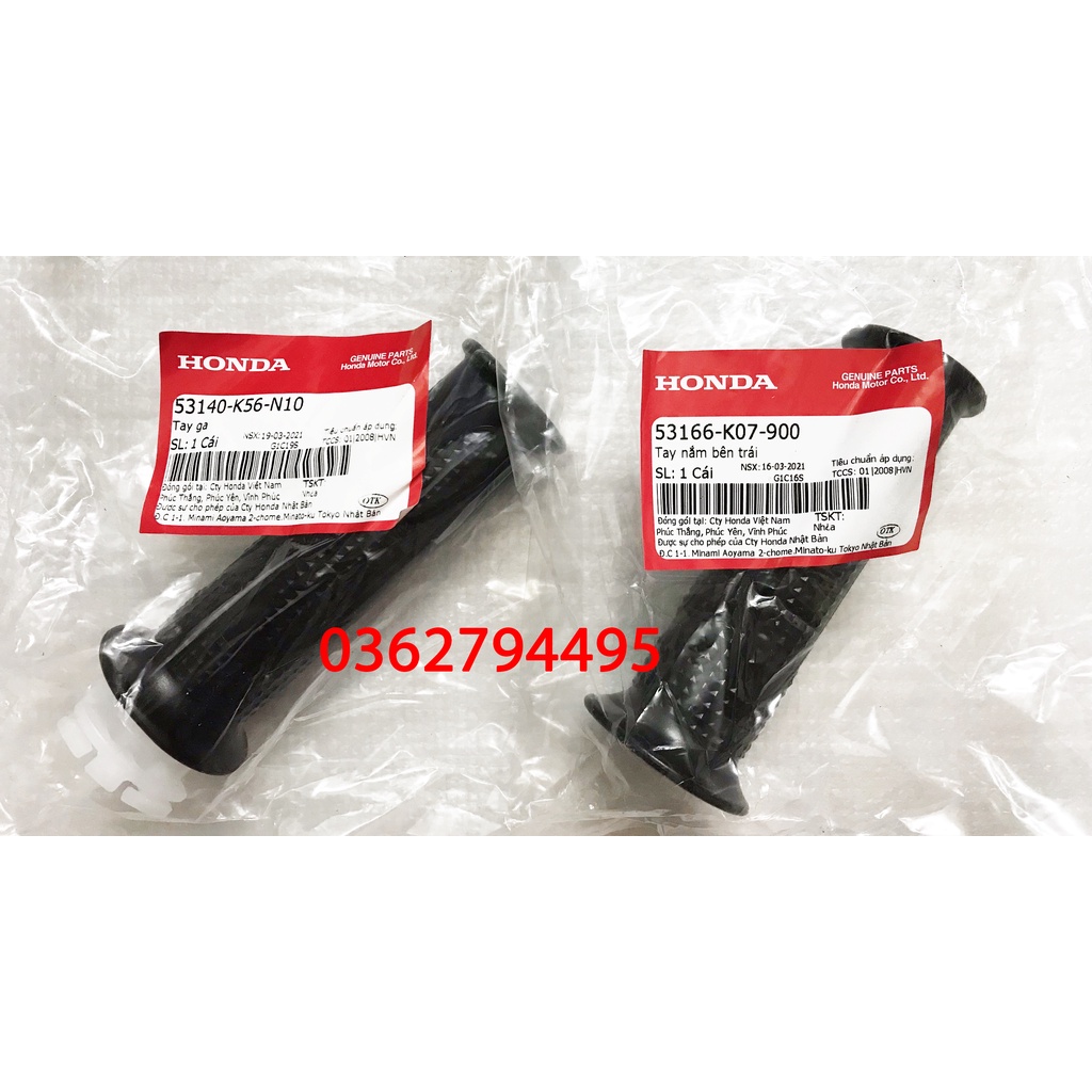Cùm dây ga + bao tay zin Winner v1/Winner X/Winner V3/GTR/Wave RSX/future/lead 125 chính hãng Honda
