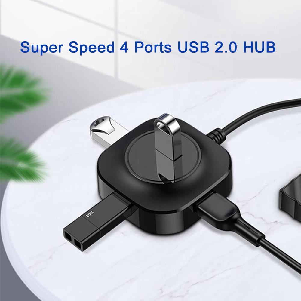 USB 2.0 Hub 4 Cổng USB Hub Splitter cho Mac, Windows, Linux Systems PC