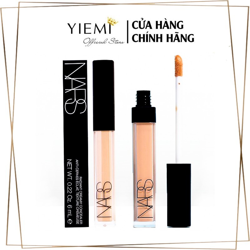 Kem che khuyết điểm Nars Radiant Creamy Concealer. Tạo khối, tạo sáng, hoàn thiện làn da với độ che phủ tốt