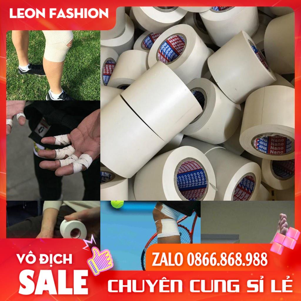 Băng keo thể thao, băng cuốn vải tự dính trấn thương ⚡GlÁ TỐT⚡ bóng đá, bóng chuyền, tennis, cầu lông, bóng bàn