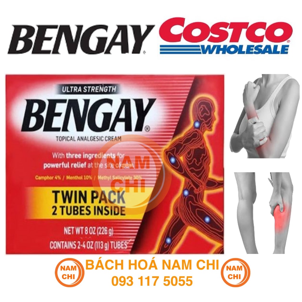 Dầu Nóng Xoa Bóp Giảm Đau Nhức BENGAY ULTRA STRENGTH - Hàng Mỹ