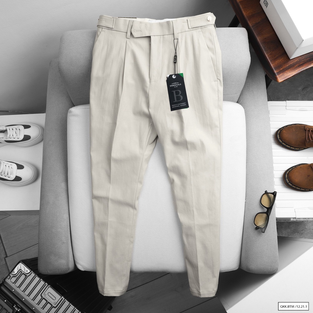 Quần dài âu nam phong cách hàn quốc, chất vải kaki cao cấp, form slim fit tôn dáng 12211