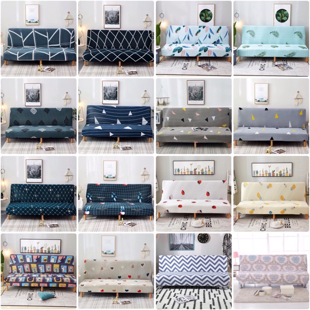 Vải bọc ghế sofa bed hoạ tiết tam giác be nâu đan giản hiện đại