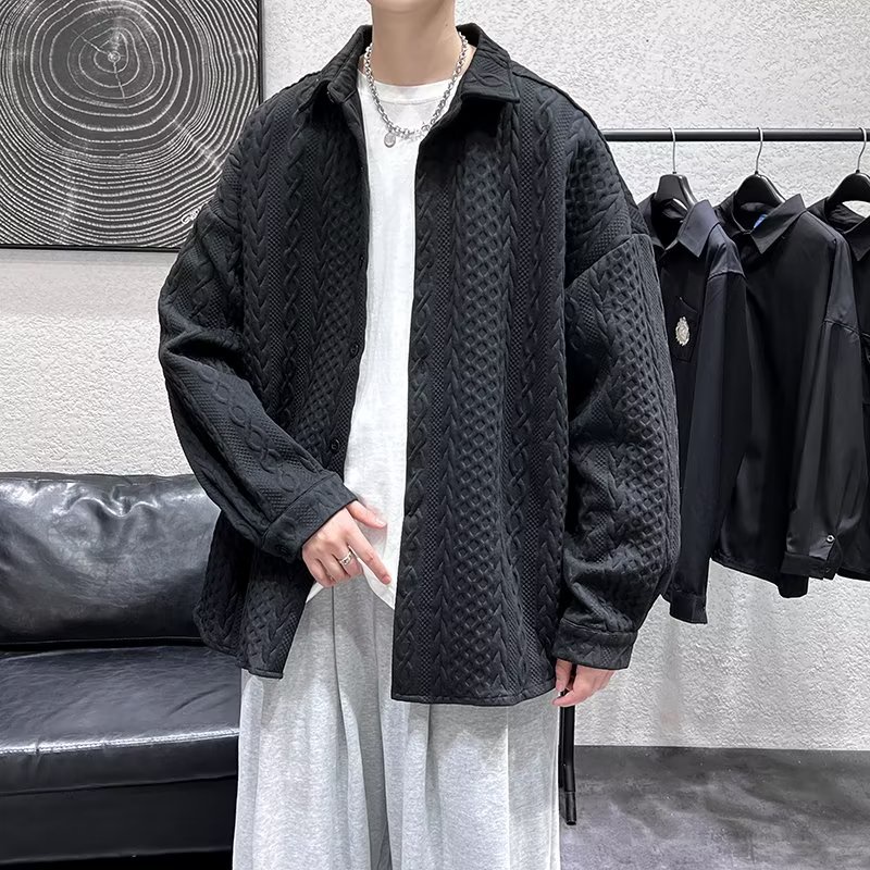 Áo Sơ Mi Tay Dài Dáng Rộng Thiết Kế Đơn Giản Thời Trang Chất Lượng Cao áo thun unisex đồ đôi phong cách Hàn Quốc áo sơ mi trắng