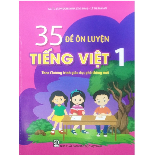 Sách - 35 đề ôn luyện tiếng việt 1 ( theo chương trình giáo dục phổ thông mới)
