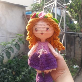 búp bê công chúa tóc mây