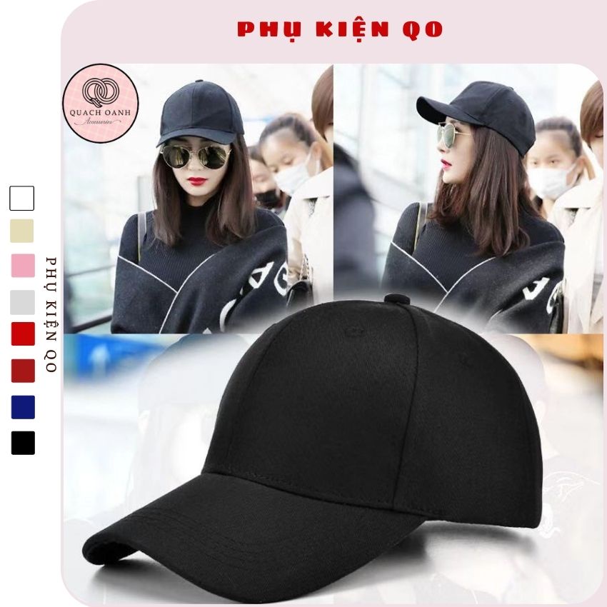 [Mã SKAMCLU8 giảm 10% cho đơn từ 100K] Mũ lưỡi trai bóng chày trơn cá tính unisex – CAP15