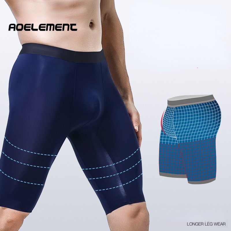 Quần Lót Boxer Bằng Lụa Mát Mau Khô B301 Dành Cho Nam