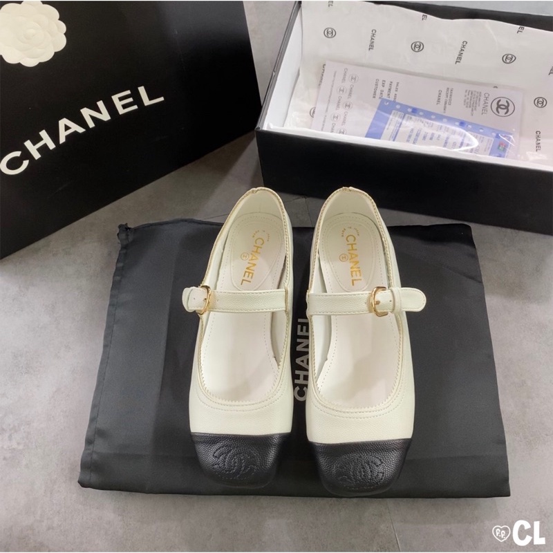 Giày cao gót vuông 3 phân cao cấp 2 màu