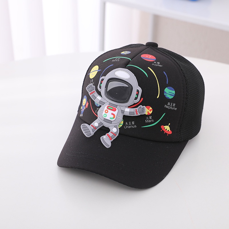 Mũ Lưỡi Trai Phối Lưới Mỏng Họa Tiết Hoạt Hình Thời Trang Mùa Hè Cho Bé 2022