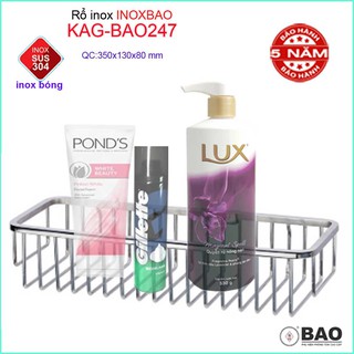 KỆ PHÒNG TẮM INOX BẢO KAG-BAO247