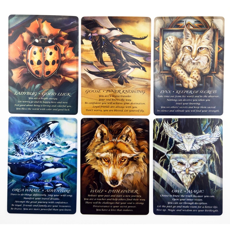 Bộ bài Tarot 52 lá in hình động vật toàn diện