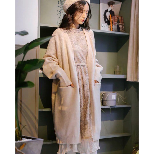 Áo Cardigan dáng dài hàng đẹp loại 1 | BigBuy360 - bigbuy360.vn
