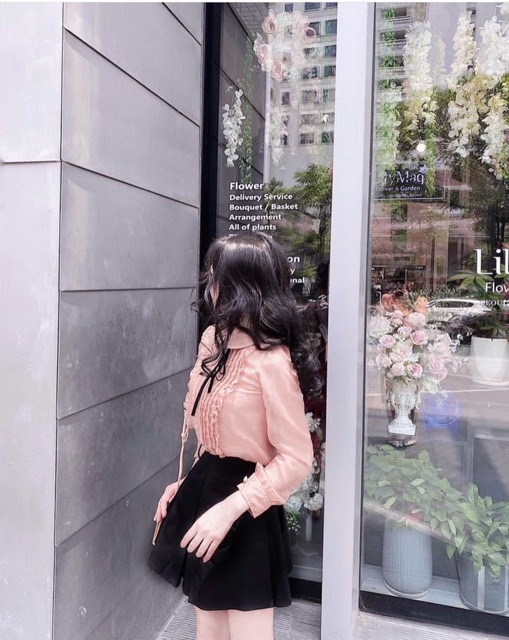 SET ÁO NƠ ĐEN CV ĐEN