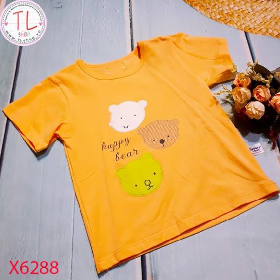Thời trang trẻ em - Áo thun tay ngắn cho bé hình ba chú gấu con- Quần áo bé trai - Bộ bé trai - Quần áo bé gái - Bộ bé g