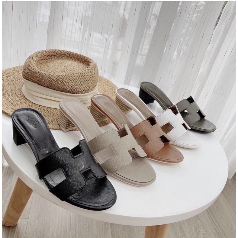 Dép chữ H đế vân gỗ 5 cm; 260k=>190k