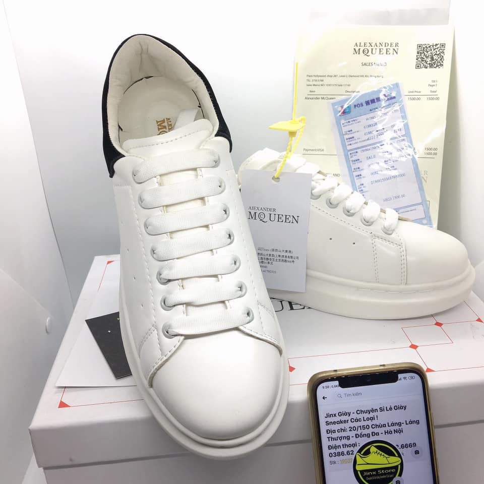 [ FREE SHIP ] giày thể thao, giày sneaker MCQ gót đen cao cấp đủ size nam nữ Jinx Store | BigBuy360 - bigbuy360.vn