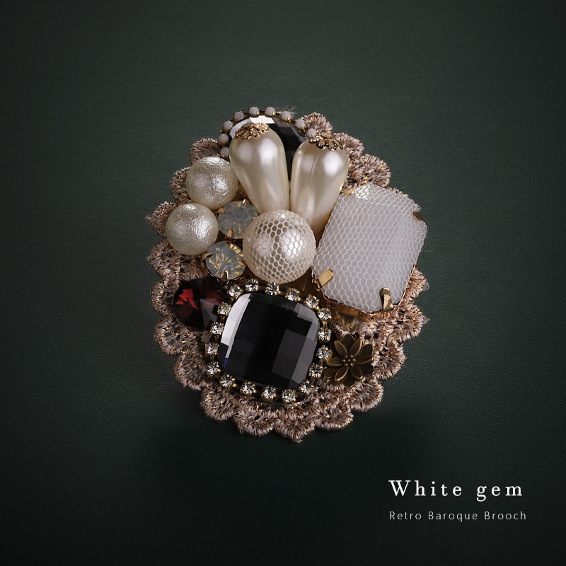 Huy Hiệu Cài Áo Hình Nơ Đính Đá Thời Trang