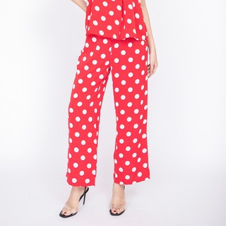 Quần culottes suông chấm bi IFU 2721
