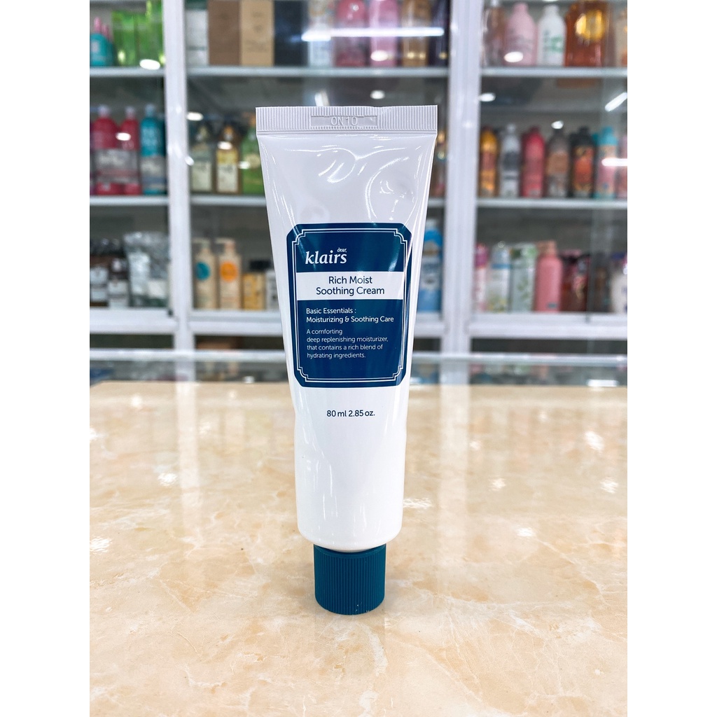 Kem Dưỡng Ẩm Chuyên Sâu Klairs Rich Moist Soothing Cream Hàn Quốc 80ml