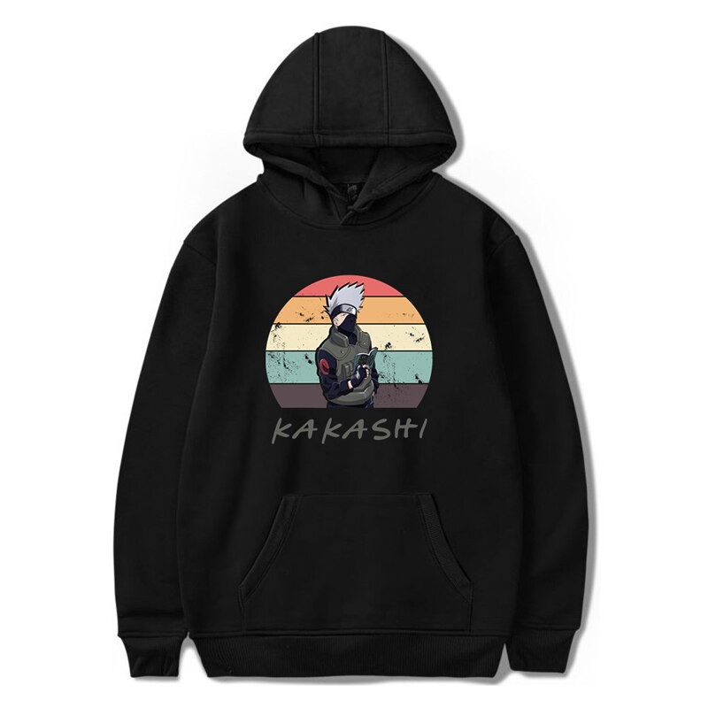 Áo Hoodies Có Nón Dài Tay In Hình Naruto