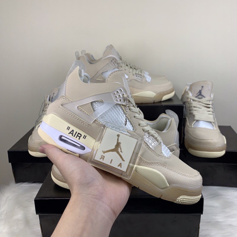 [Ảnh Thật] Jodan 4 Kem | BigBuy360 - bigbuy360.vn