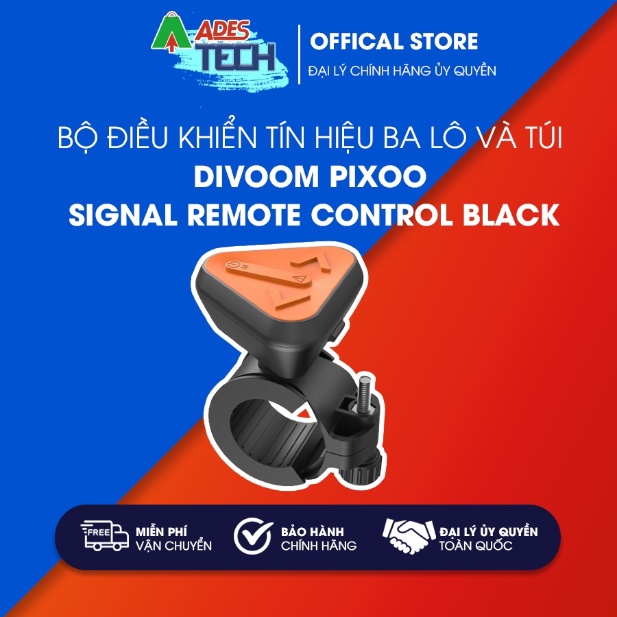 Bộ điều khiển tín hiệu Ba lô và túi Divoom Pixoo - Signal Remote Control Black