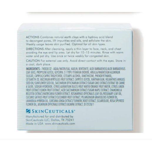 Mặt Nạ Giảm Mụn, Bã Nhờn, Dầu Thừa SkinCeuticals Clarifying Clay Mask 67g
