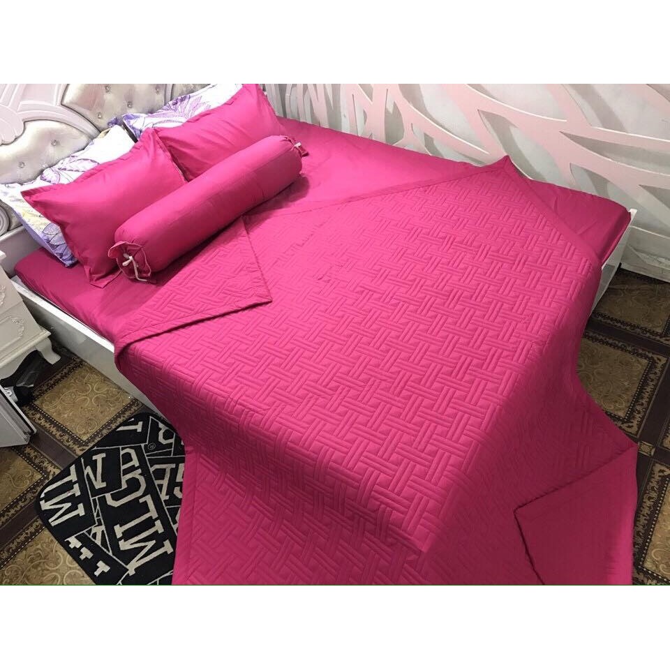 Bộ chăn ga satin cao cấp