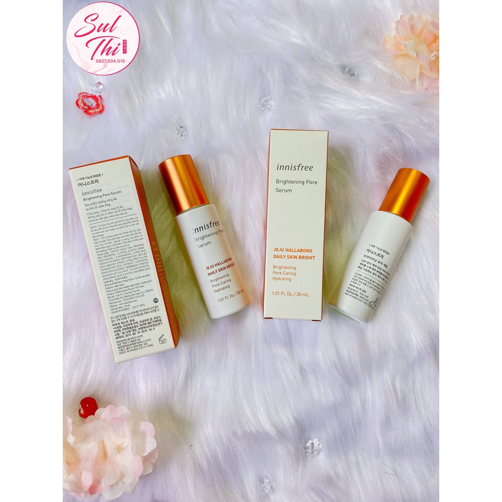 Tinh chất Innisfree Brightening Pore Serum fullsize 30ml chính hãng
