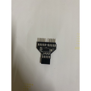 Hub usb chia cổng usb 2.0 9 pin thành 2 cổng usb 2.0 9pin