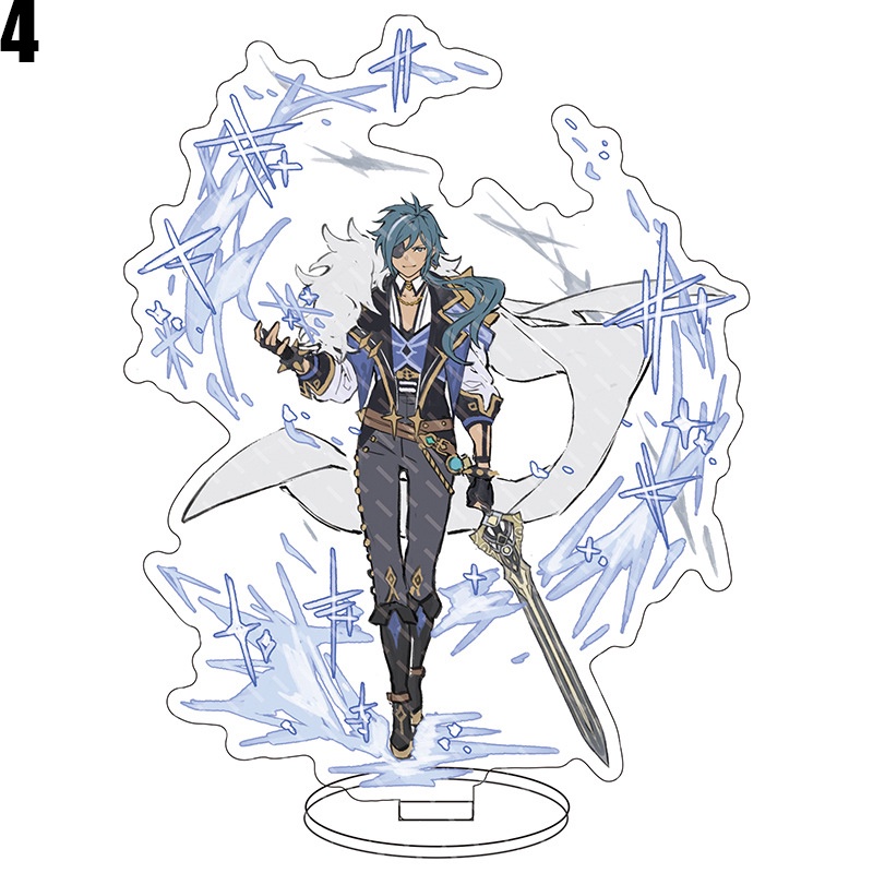 Mô hình Genshin Impact kiểu đứng bằng acrylic cao cấp