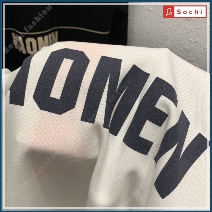 Áo nỉ nam Hàn Quốc, áo sweater giữ nhiệt phong cách cá tính in KAOMEN mã SW698