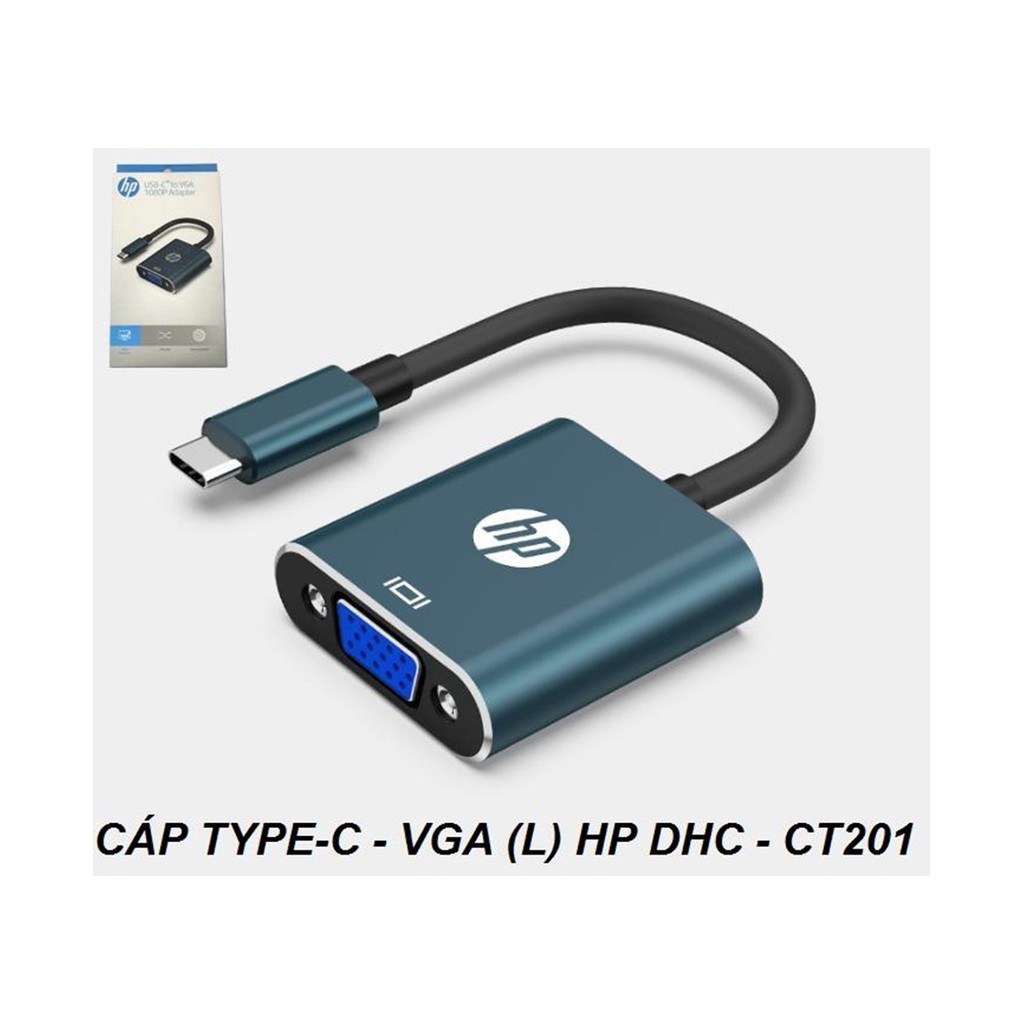 (Cáp xịn) CÁP TYPE-C -&gt; VGA HP CT201