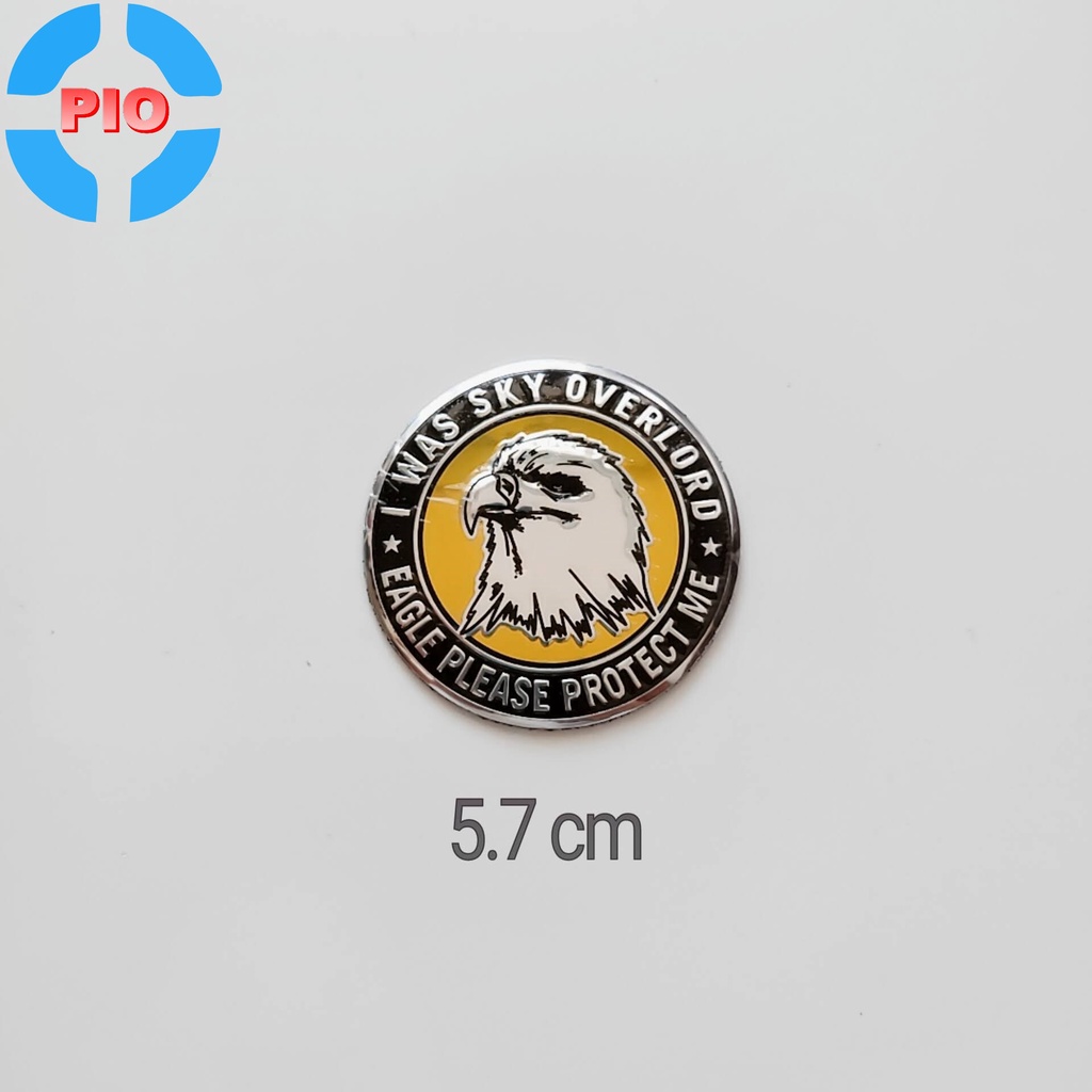 Tem Nhôm Cao Cấp Trang Trí Xe Máy, Trục Bánh Xe Hơi Hình Thú Chịu Nhiệt, Chống Thấm Nước