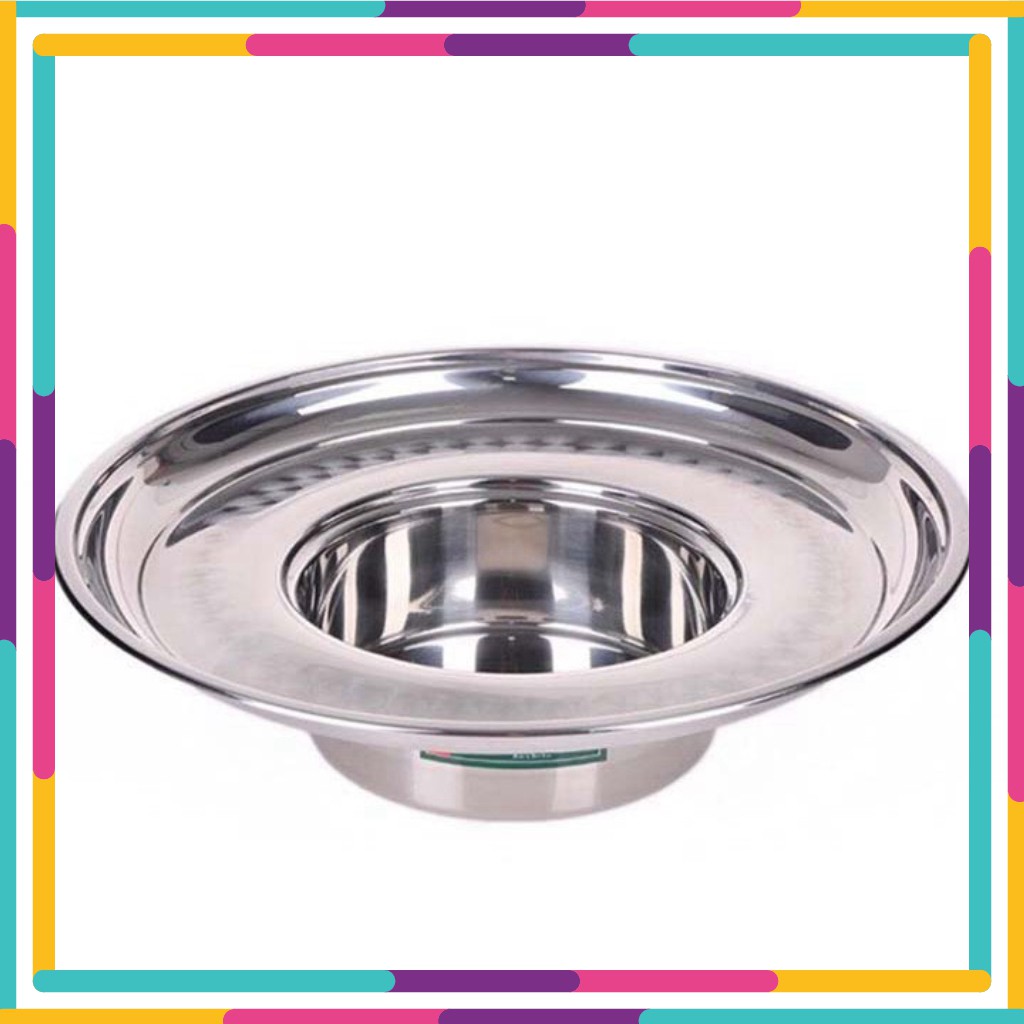 GO' 123' free ship Nồi lẩu mâm vành 20cm Thaphafac inox cao cấp loại 1 dùng được cho bếp từ MỚI