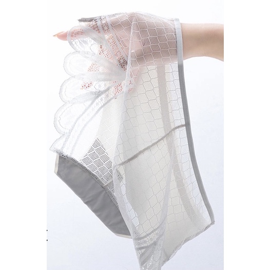 Quần Lót Nữ Lưng Thấp Sexy Su Phối Ren 3d Cánh Tiên Cao Cấp 2680