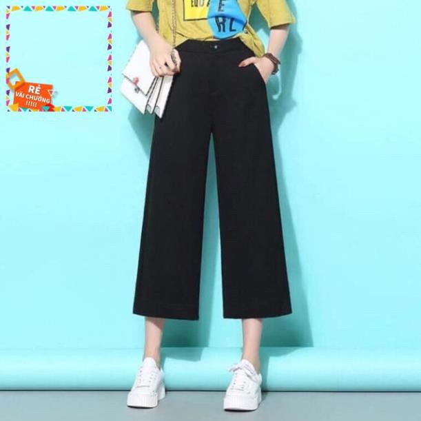 Quần Ống Rộng Dáng Lửng( Dài tới đầu gối) Vải Tuyết Mưa | BigBuy360 - bigbuy360.vn