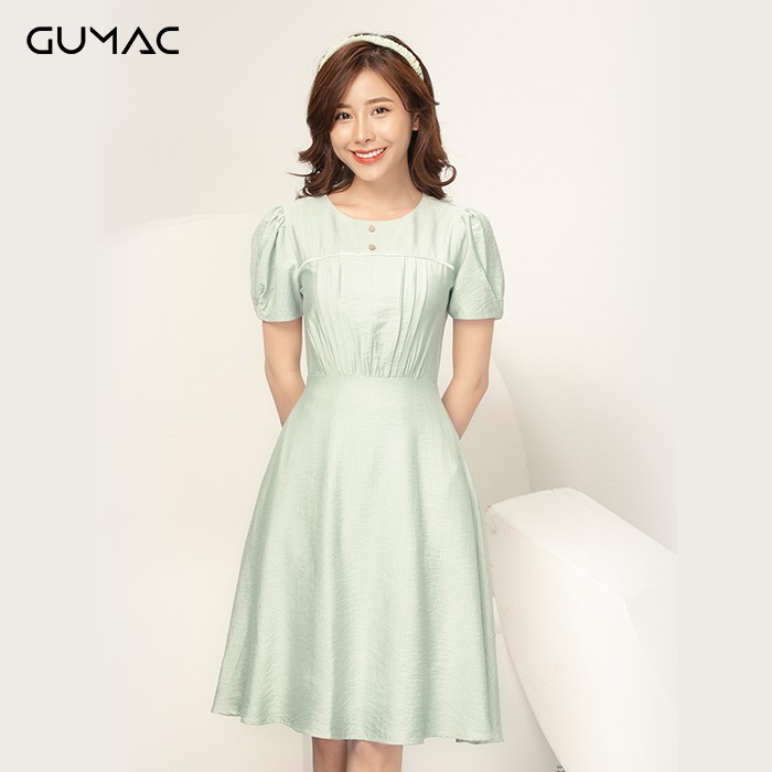 Đầm rã đô nhún eo GUMAC DA977