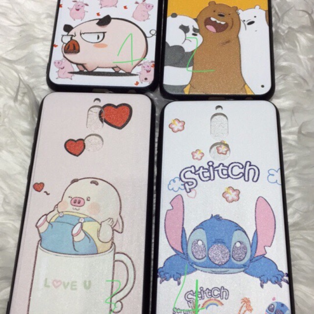 Ốp lưng huawei nova 2i heo gấu stick